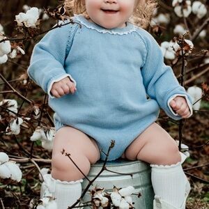 Adorable Blue Baby Romper